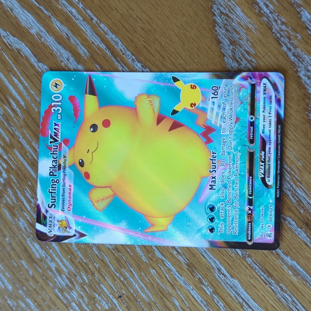 Surfing Pikachu VMAX ultra rare